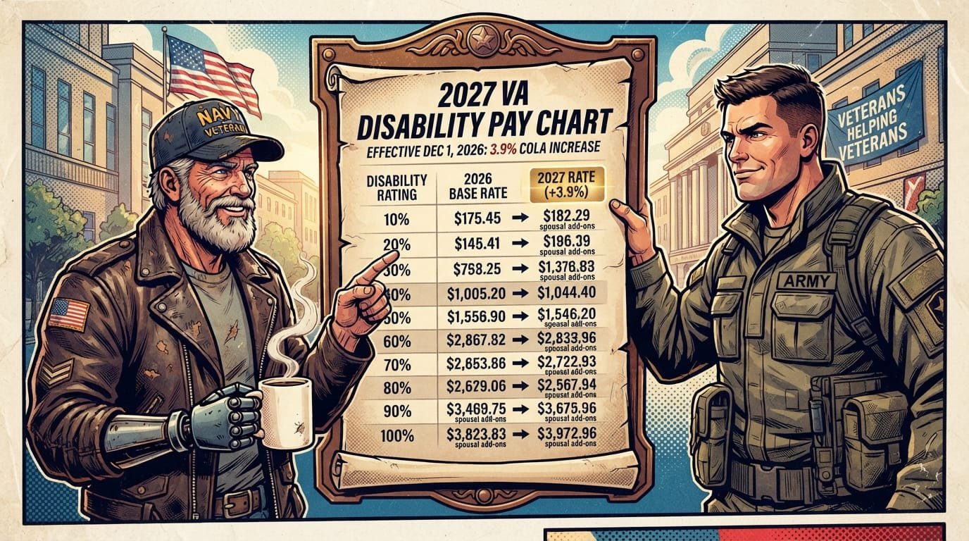 2027 VA disability increase