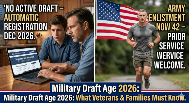 Military Draft Age 2026: Automatic Registration Starts December – What ...
