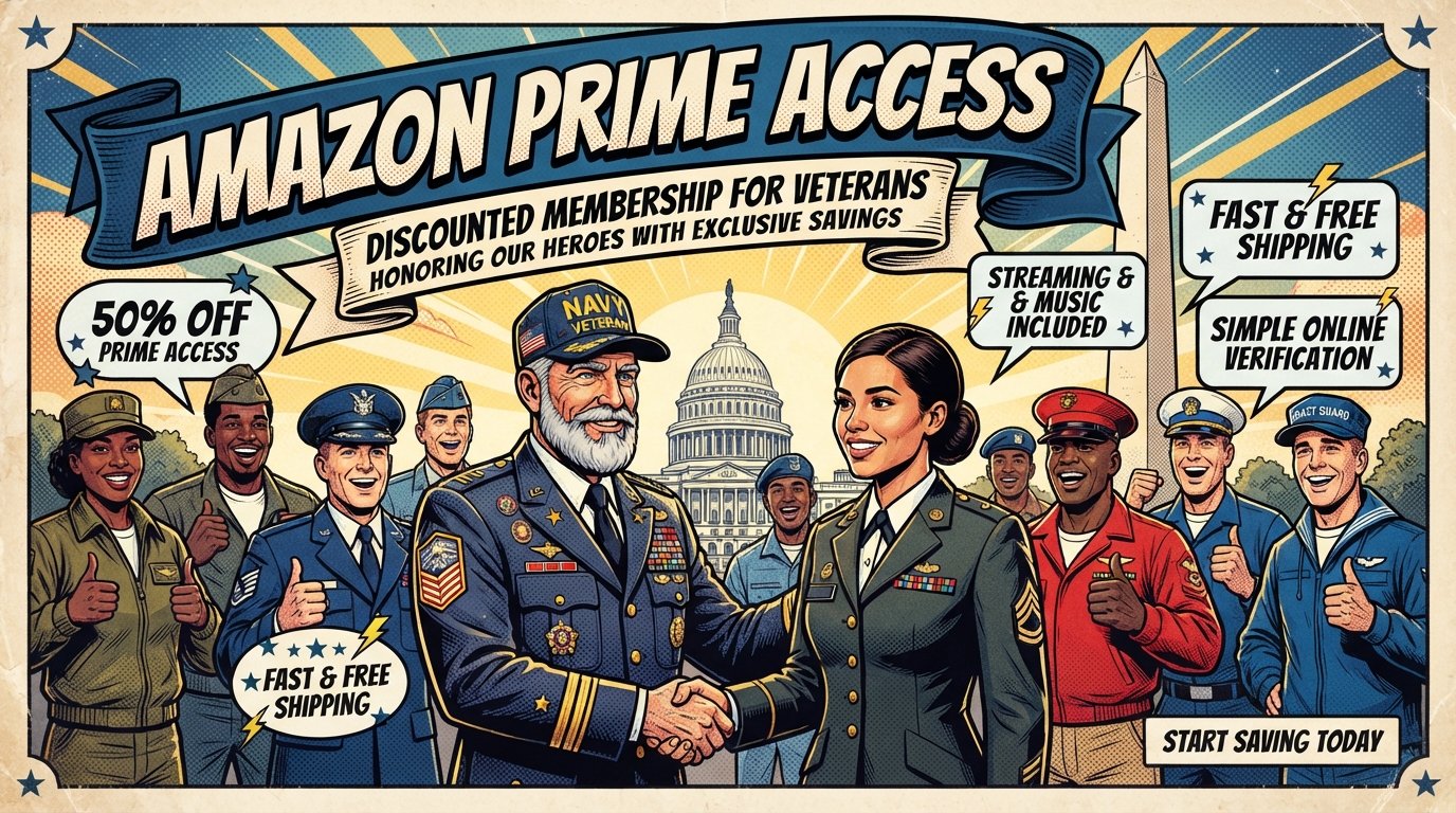 Amazon Prime Access discounted membership for veterans