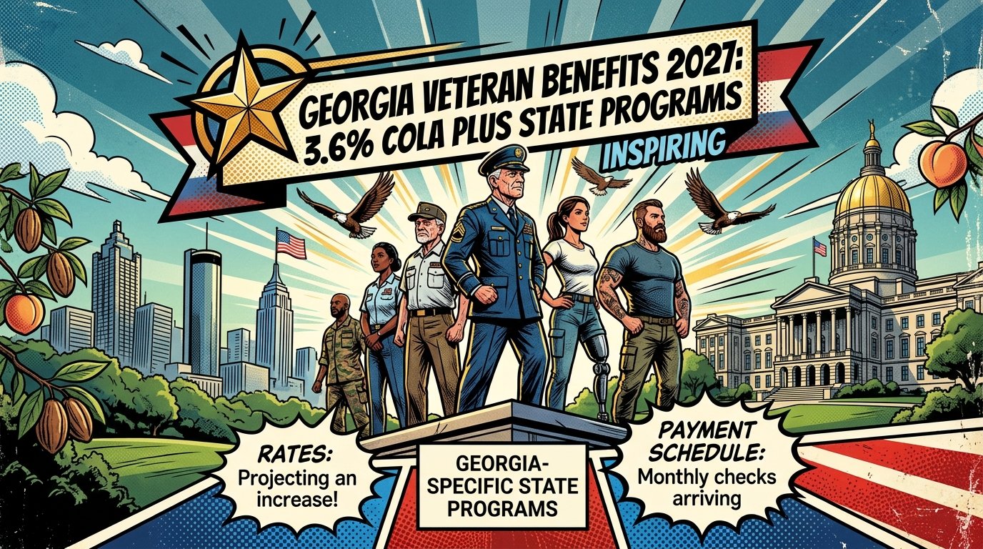 Georgia Veteran Benefits 2027: 3.6% COLA Plus State Programs