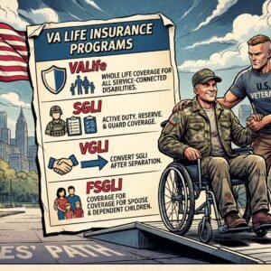 VA life insurance programs including VALife and SGLI