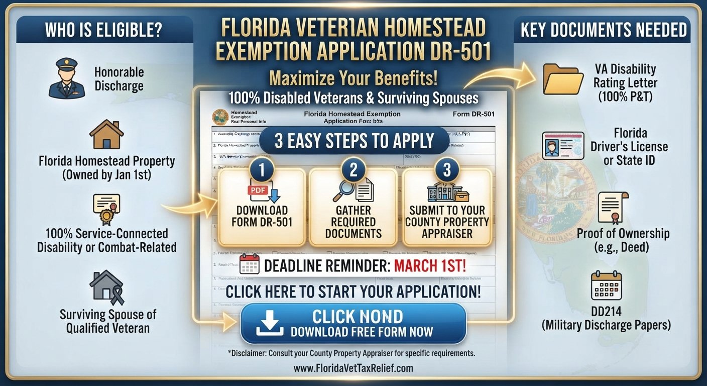 Florida veteran homestead exemption benefits 2026