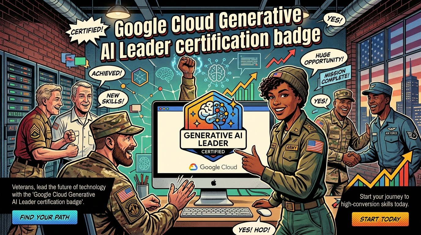 Google Cloud Generative AI Leader certification badge