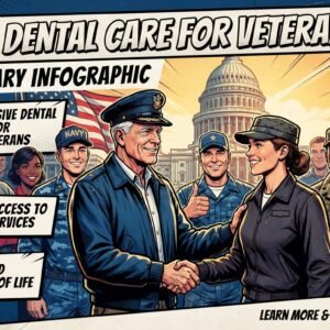 HR 210 Dental Care for Veterans Act bill summary infographic