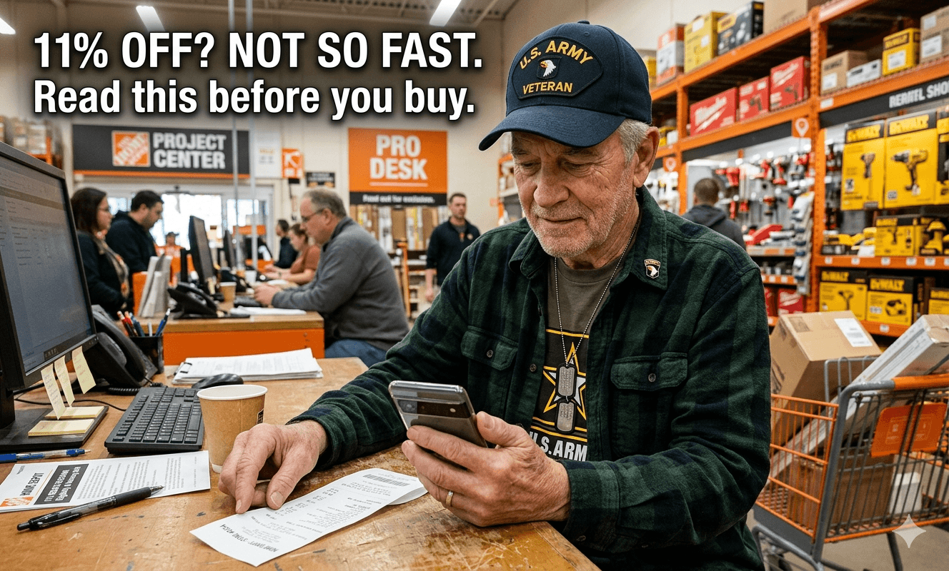 Home Depot discount for veterans 2026