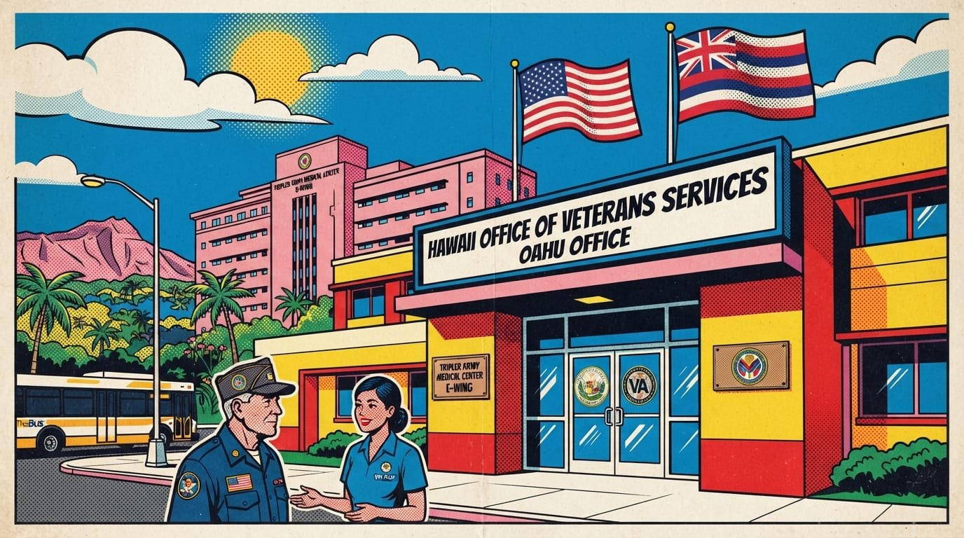 Honolulu HI Veterans Center hours services