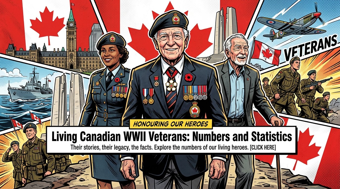 Living Canadian WWII Veterans: Numbers and Statistics