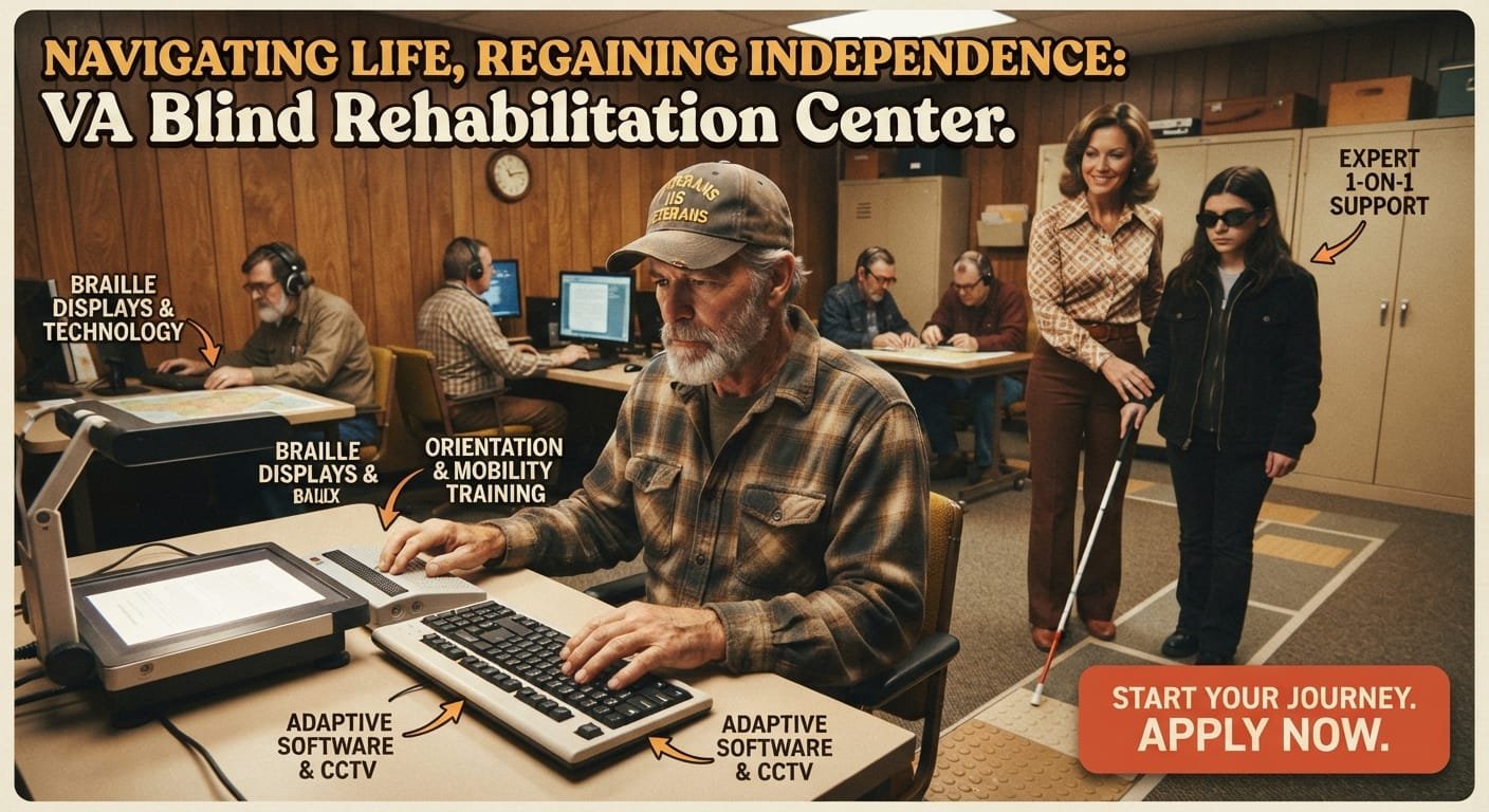 How many blind veterans are there in the United States