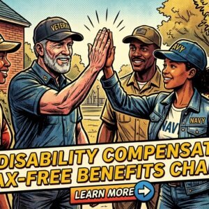VA disability compensation tax-free benefits chart