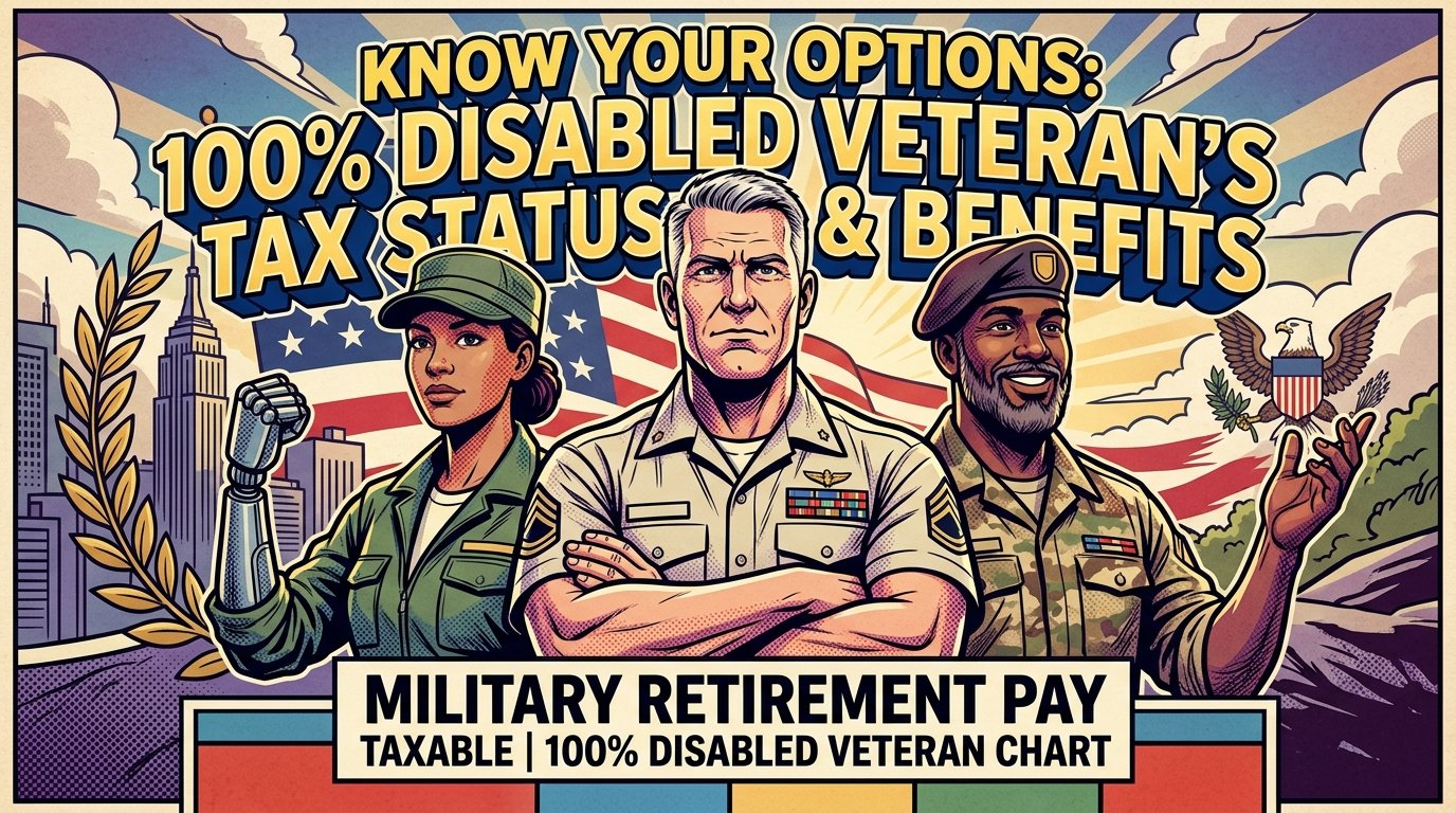 IRS Form 1099-R military retirement pay