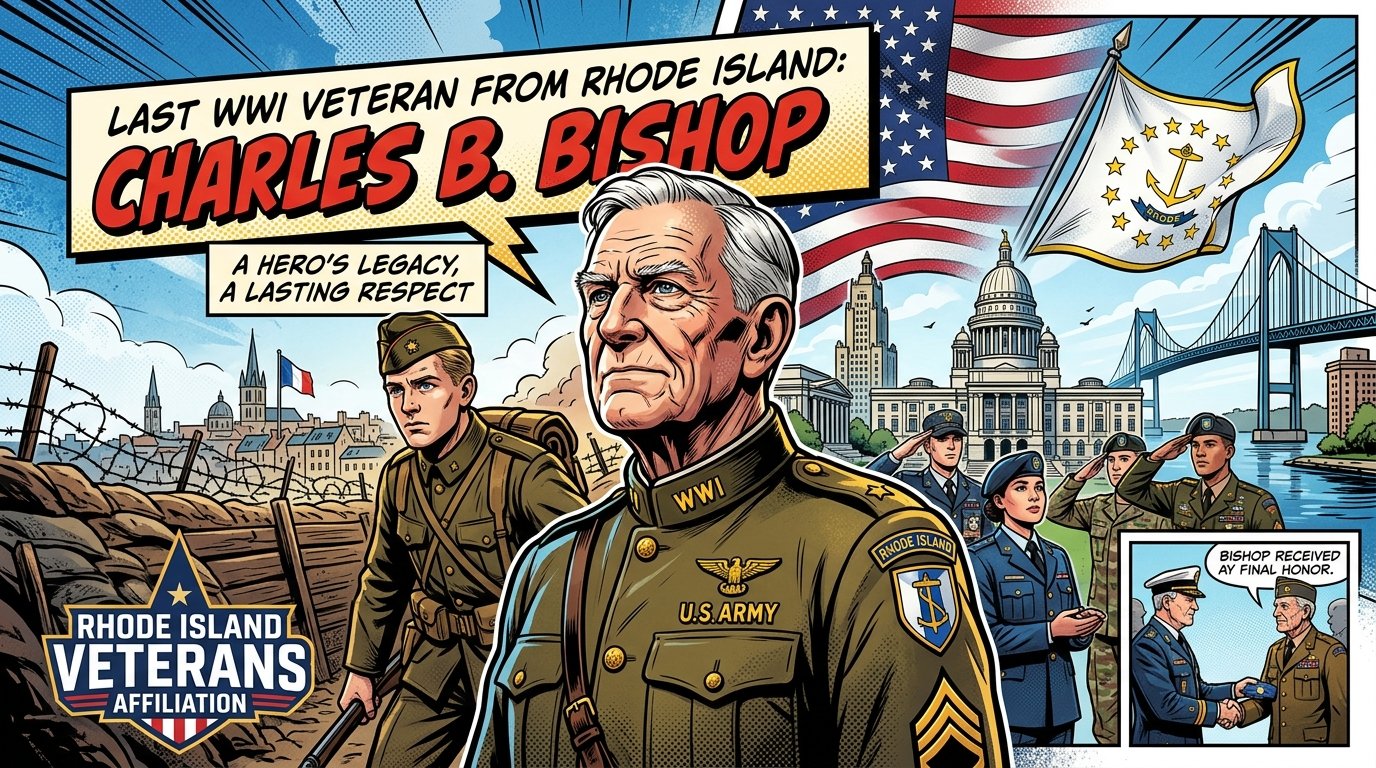 Last WWI Veteran from Rhode Island: Charles B. Bishop