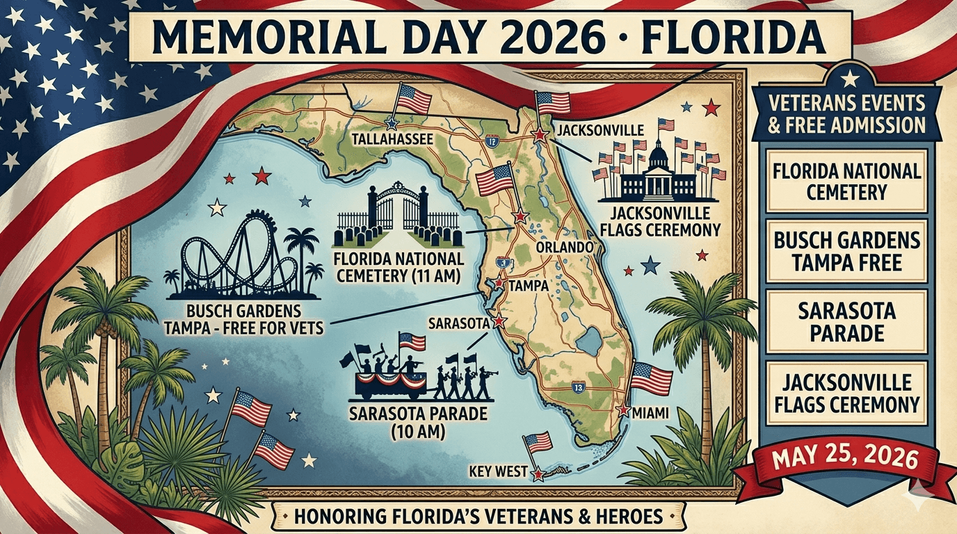 Memorial Day 2026 Florida
