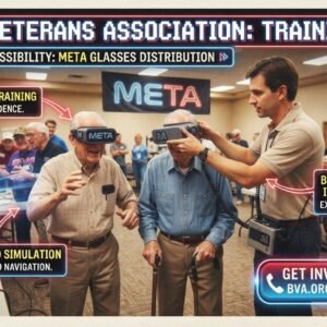 Meta glasses for blind veterans program