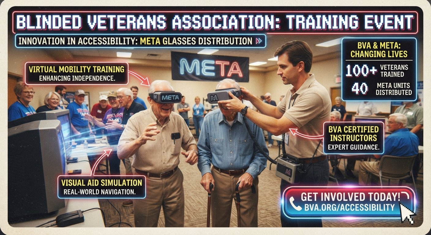 Meta glasses for blind veterans program