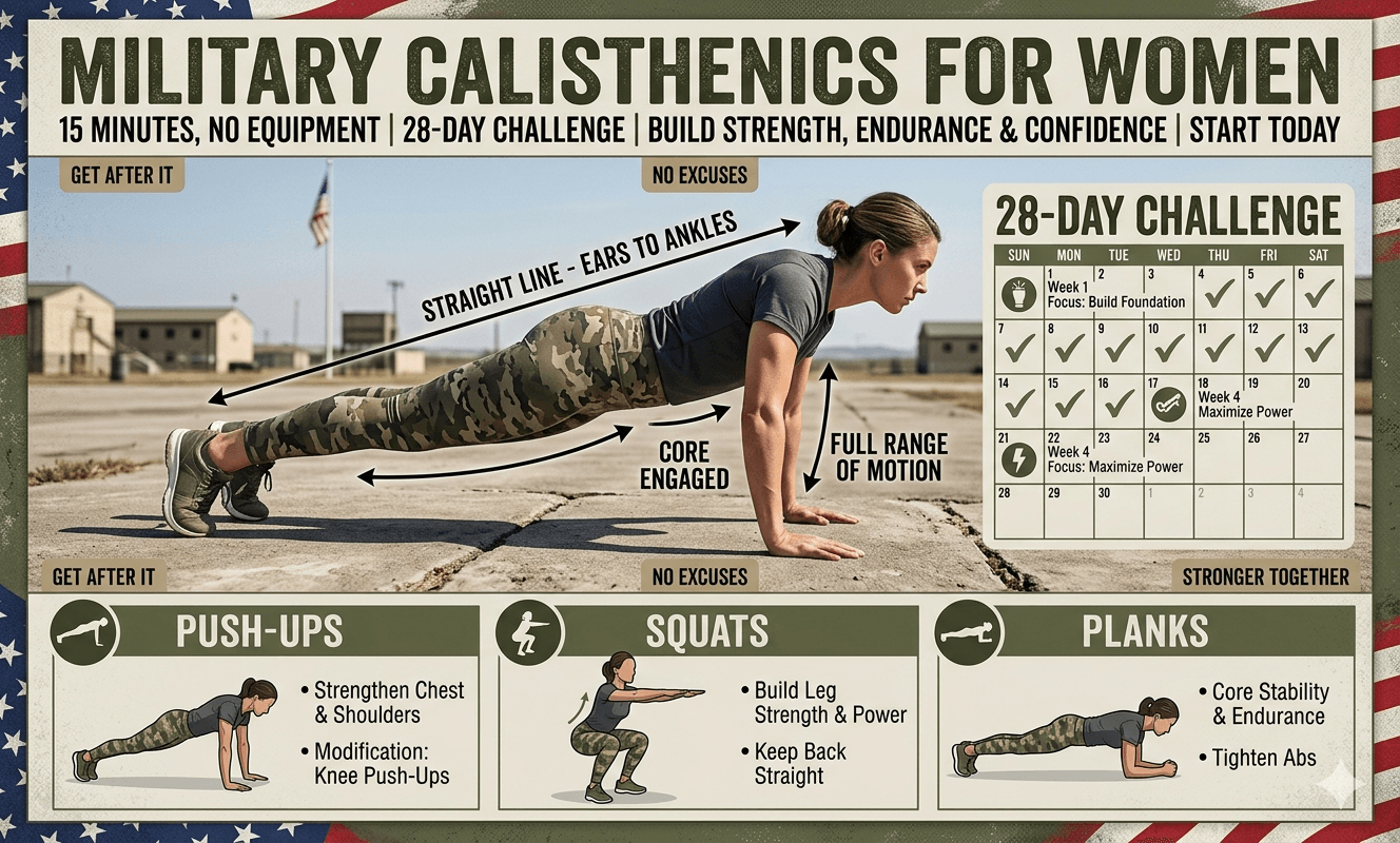 Military Calisthenics for Women