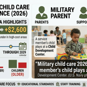 Military child care 2026