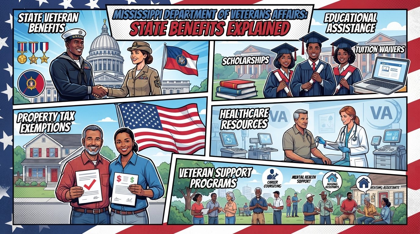 Mississippi Department of Veterans Affairs: State Benefits Explained