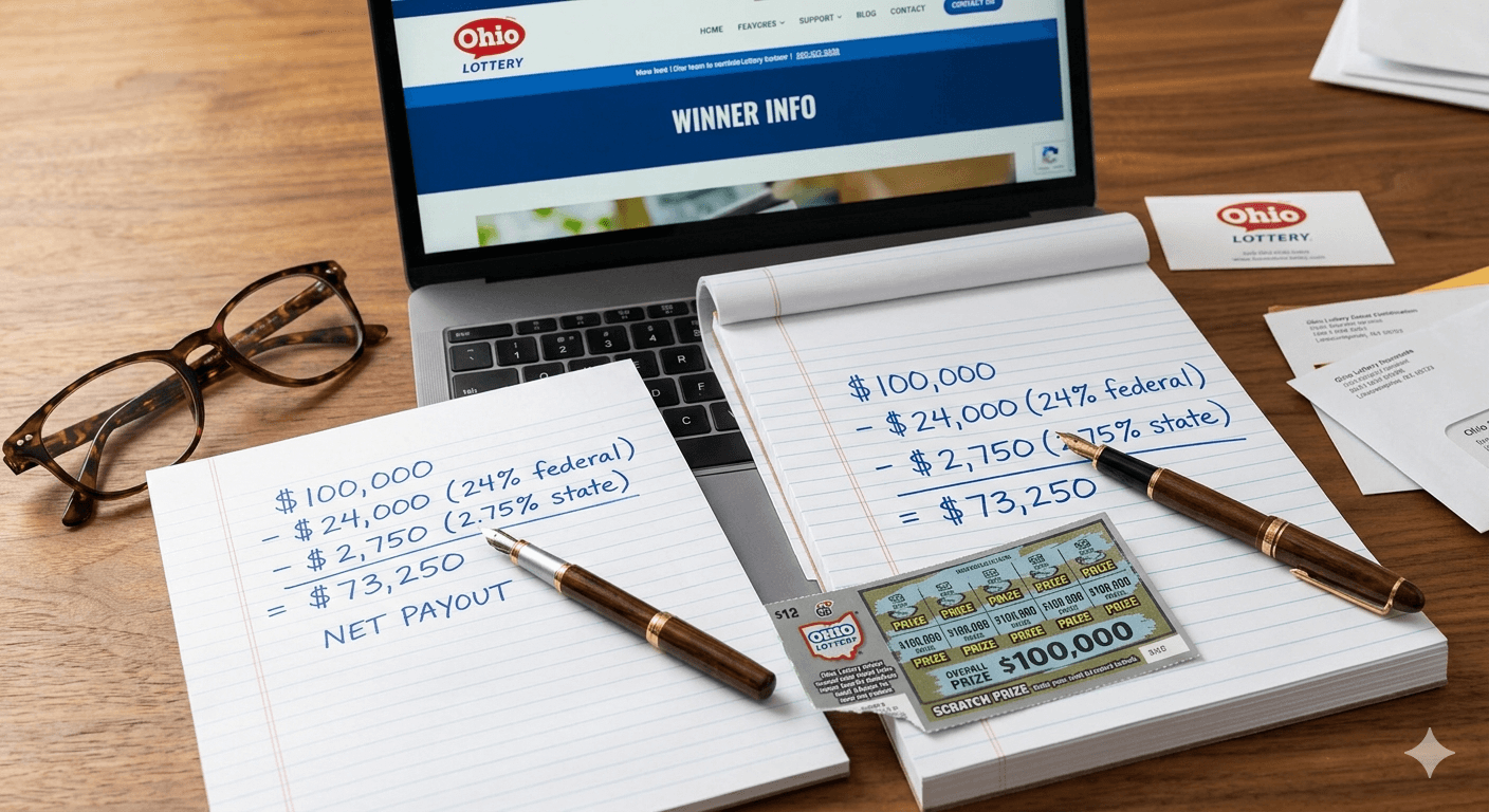 Ohio Lottery $100,000 prize