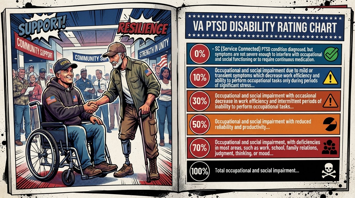 PTSD VA rating