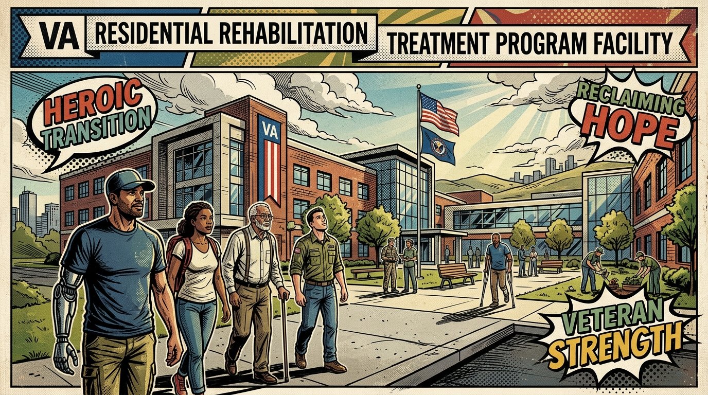 VA residential rehabilitation treatment program facility exterior