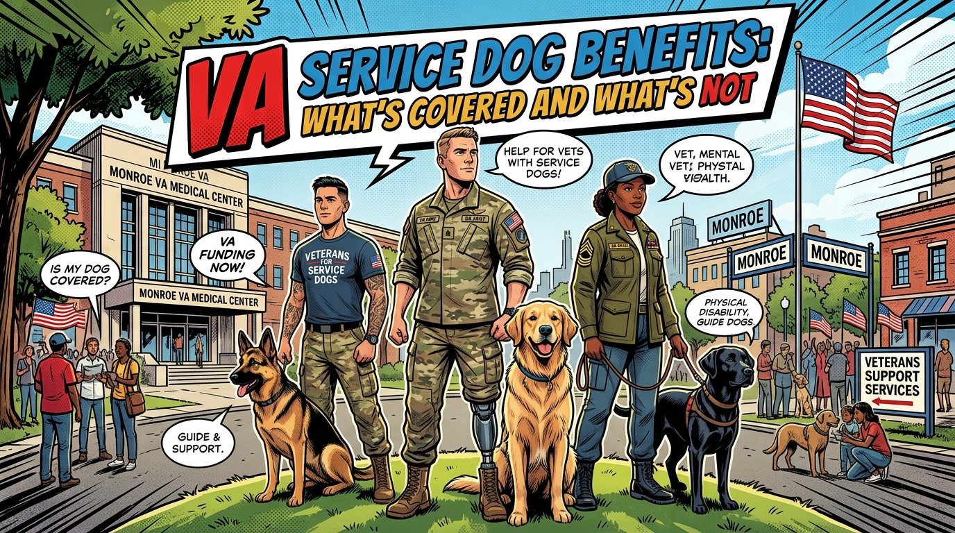VA Service Dog Benefits: What’s Covered and What’s Not