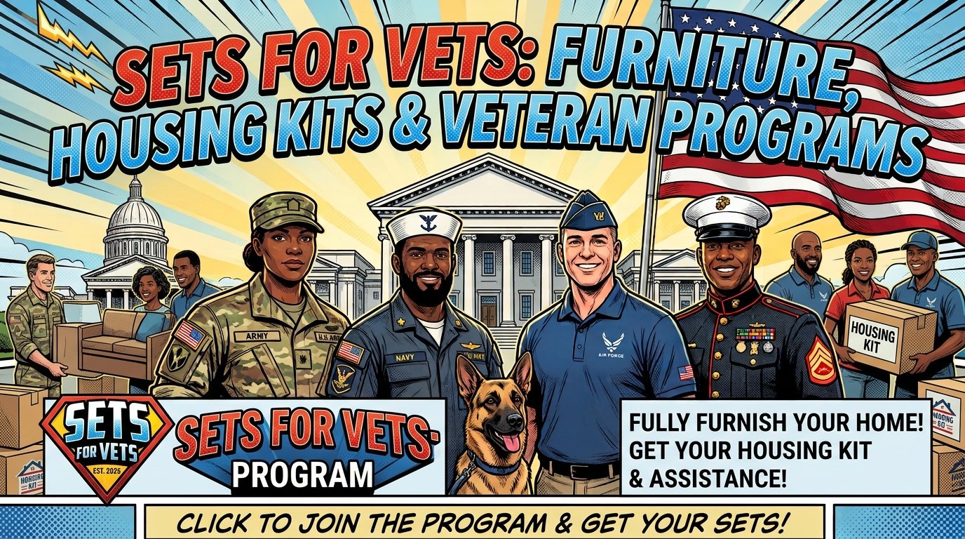 Sets for Vets: Furniture, Housing Kits & Veteran Programs
