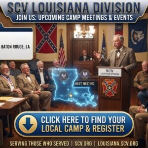 Sons of Confederate Veterans camp chapter Louisiana