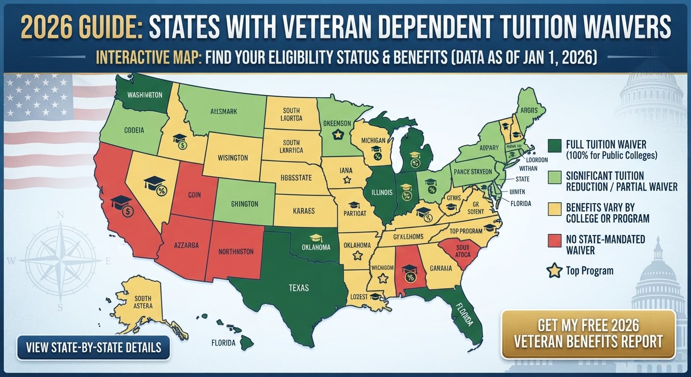 State veteran tuition waiver dependents 2026