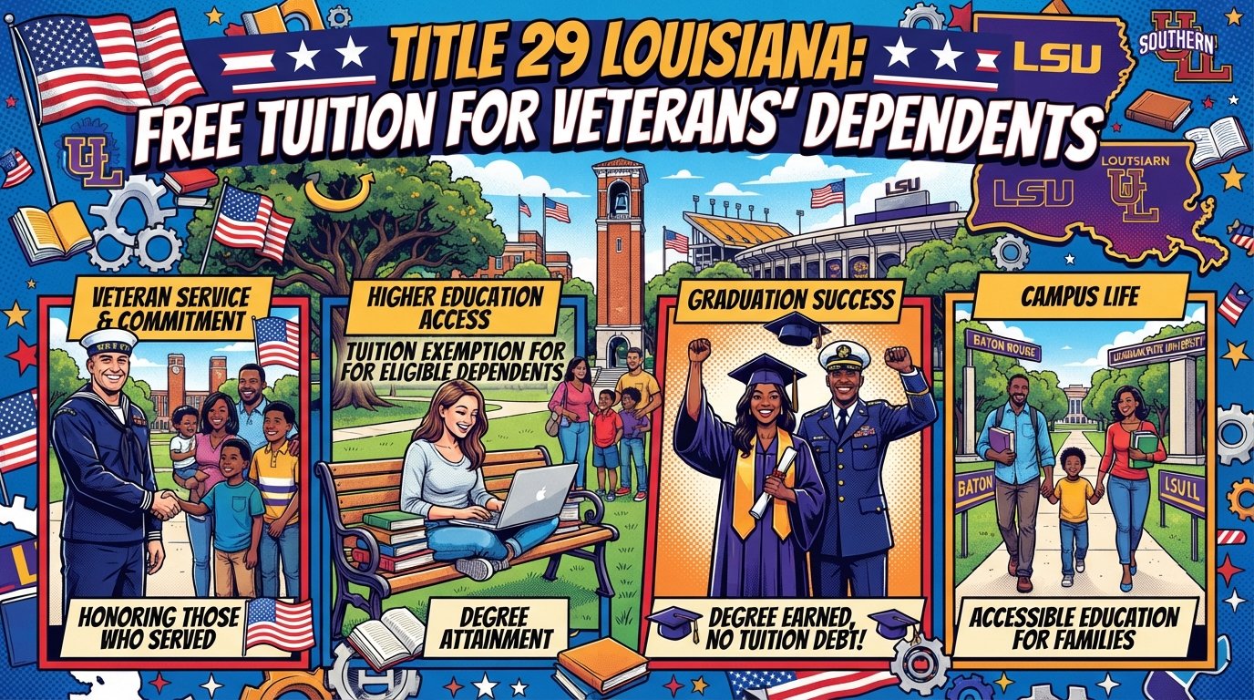 Title 29 Louisiana: Free Tuition for Veterans’ Dependents