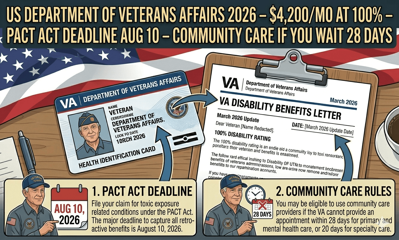 US DEPARTMENT OF VETERANS AFFAIRS 2026