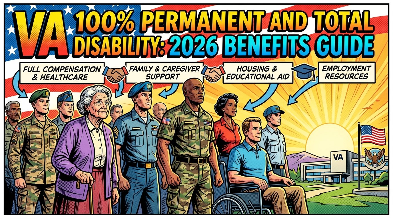 VA 100% Permanent and Total Disability: 2026 Benefits Guide