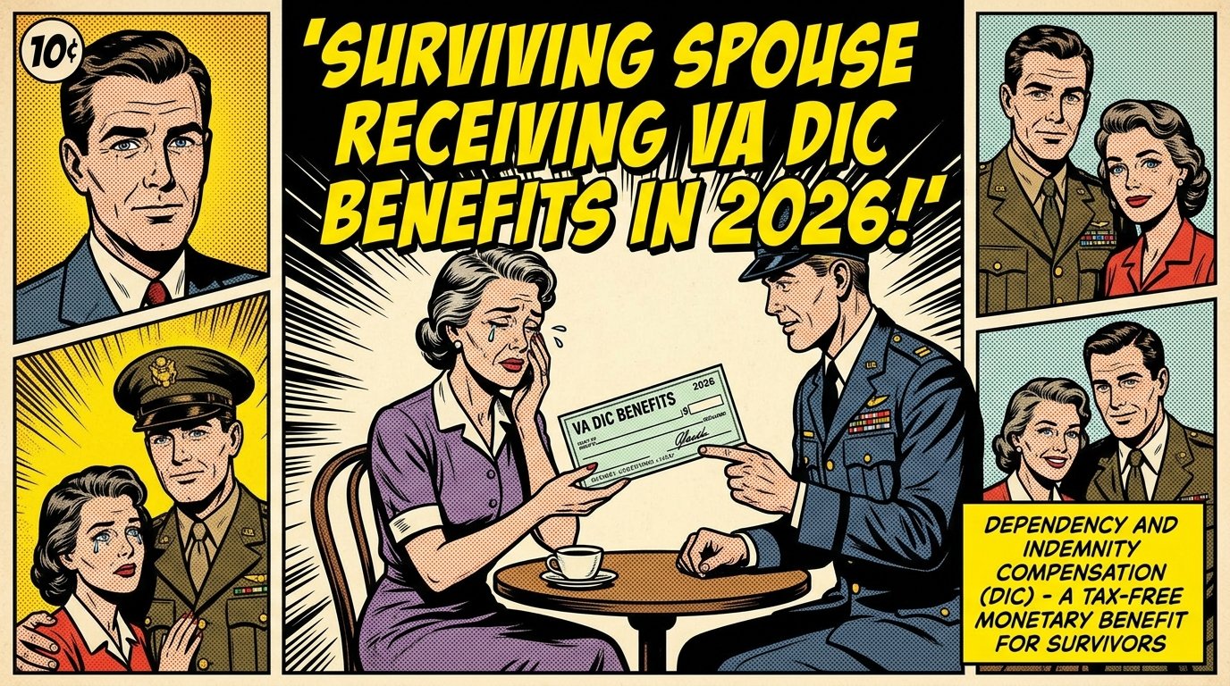 Surviving spouse receiving VA DIC benefits in 2026