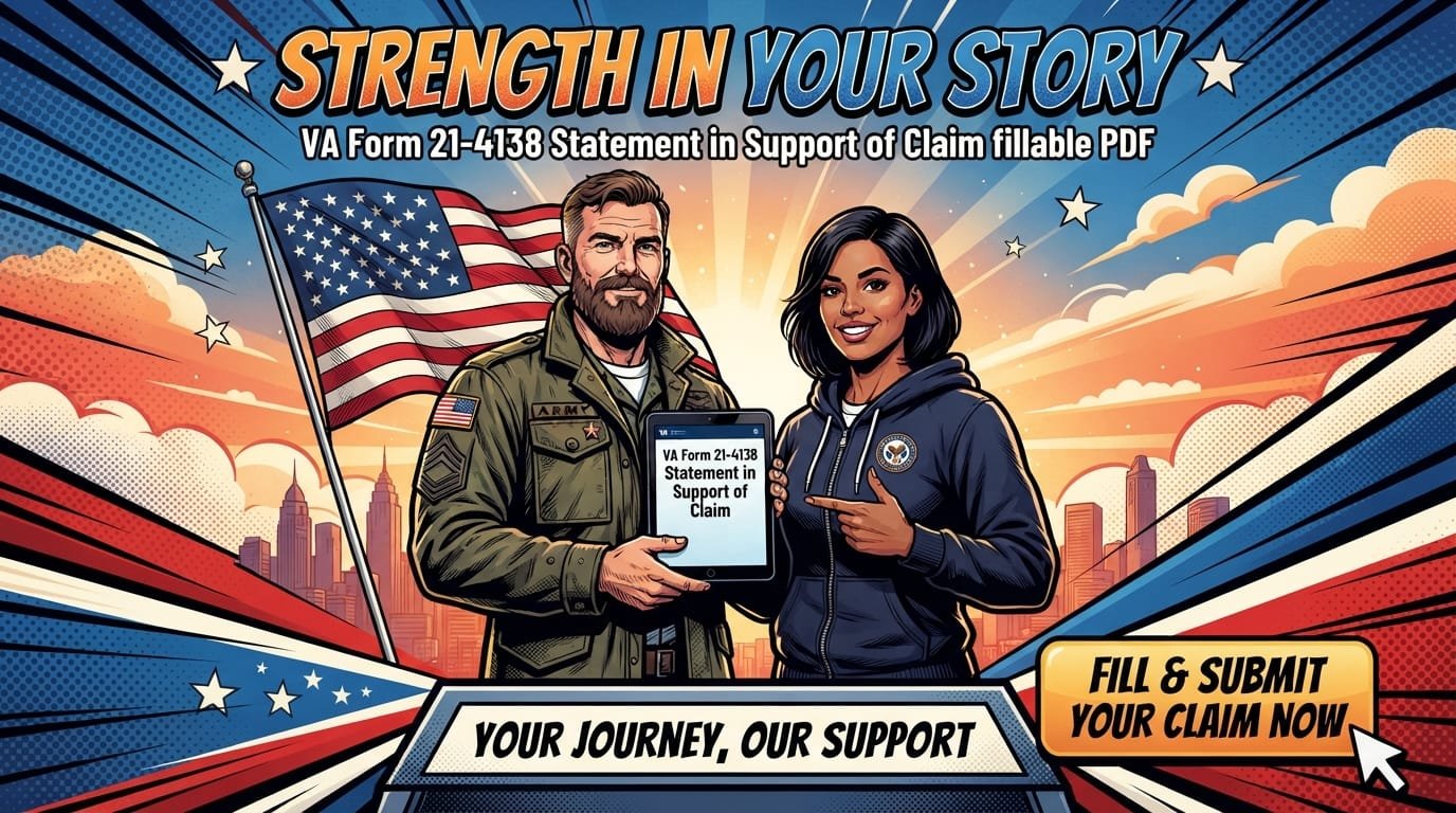 VA Form 21-4138 Statement in Support of Claim fillable PDF