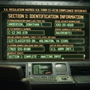 VA Form 21-4138