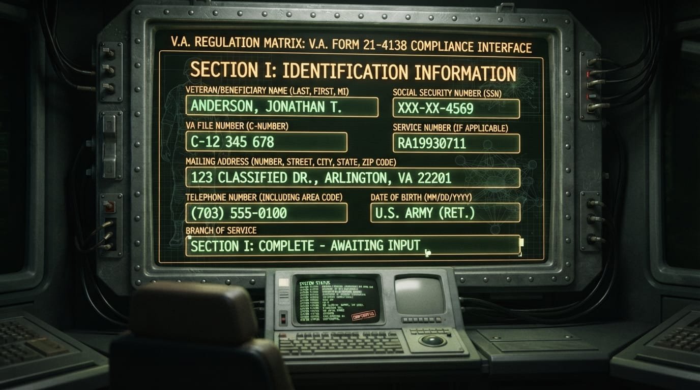 VA Form 21-4138