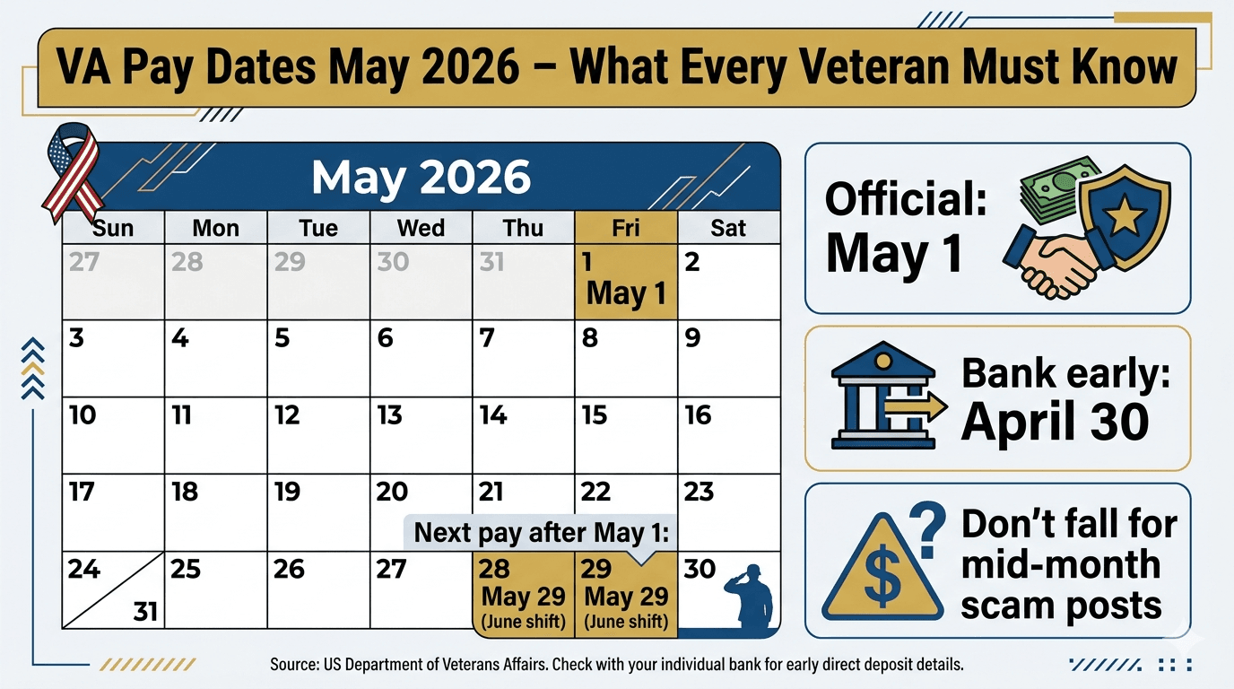 VA Pay Dates May 2026