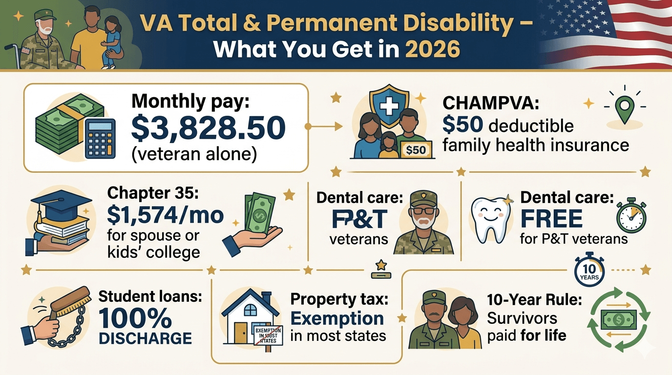 VA Total & Permanent Disability