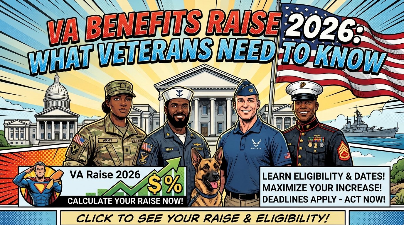 VA Benefits Raise 2026: What Veterans Need to Know