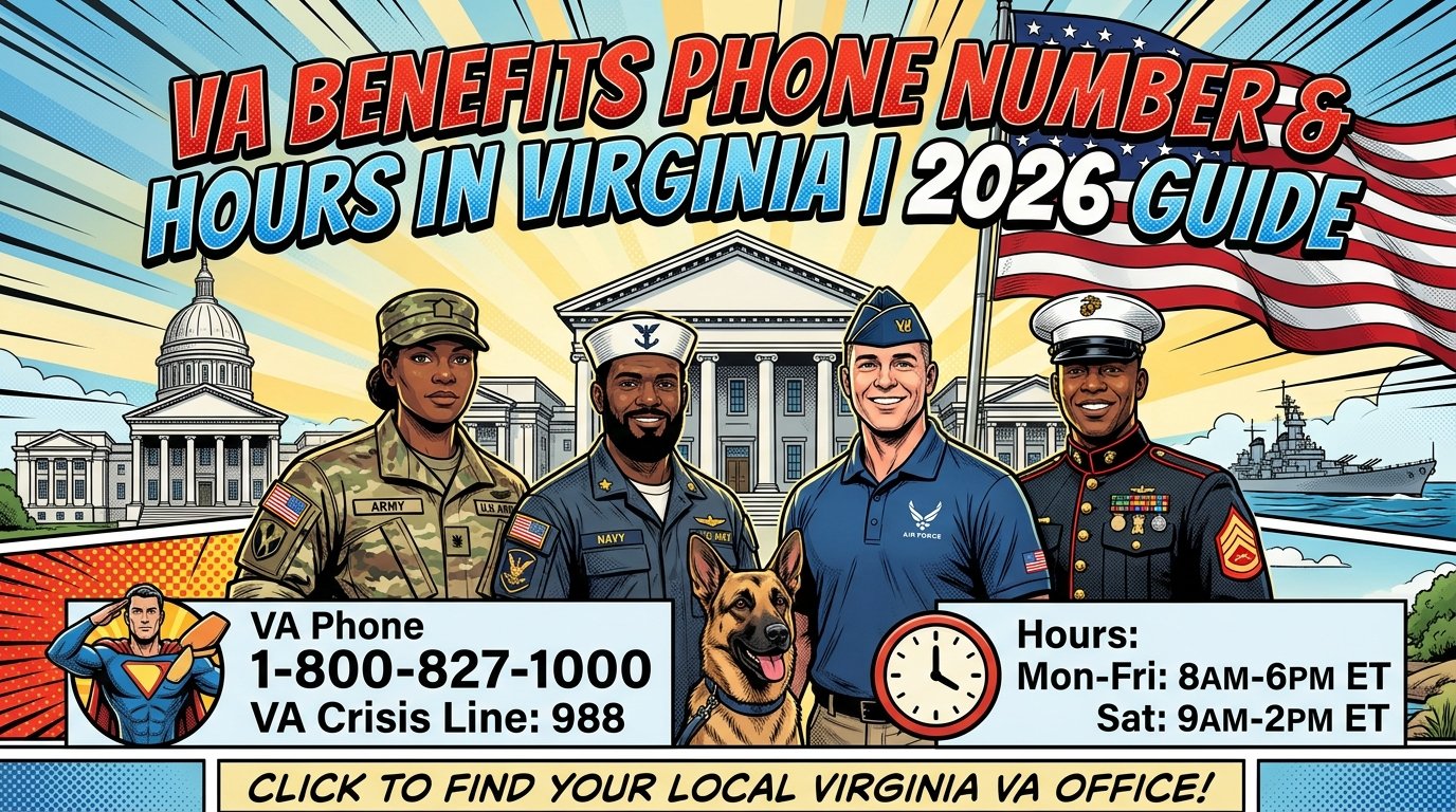 VA Benefits Phone Number & Hours in Virginia | 2026 Guide