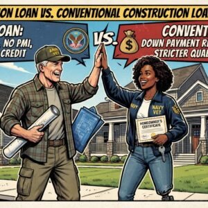VA construction loan vs conventional construction loan comparison