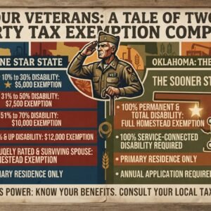 VA disability calculator 2026 Sherman TX Ada OK