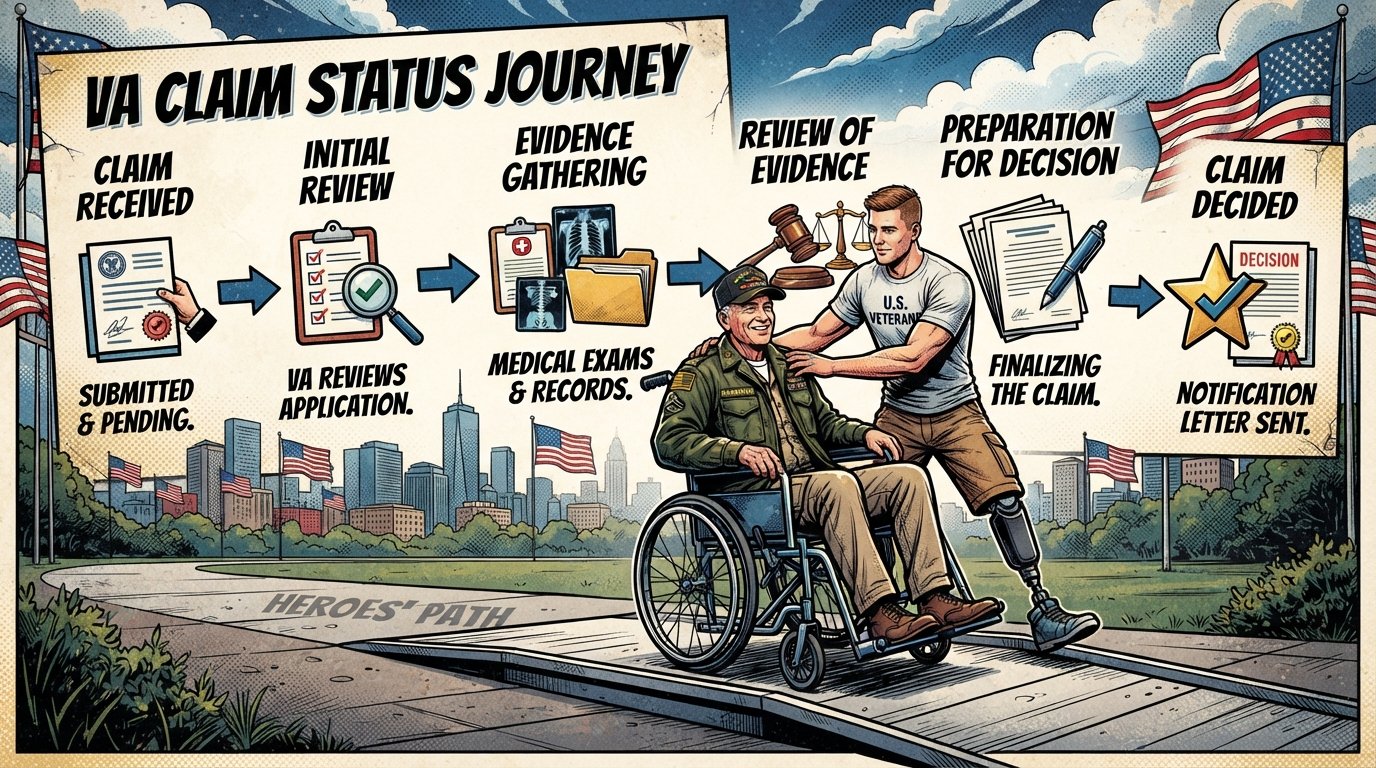 VA disability claim status