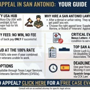 VA disability claims lawyer San Antonio Texas