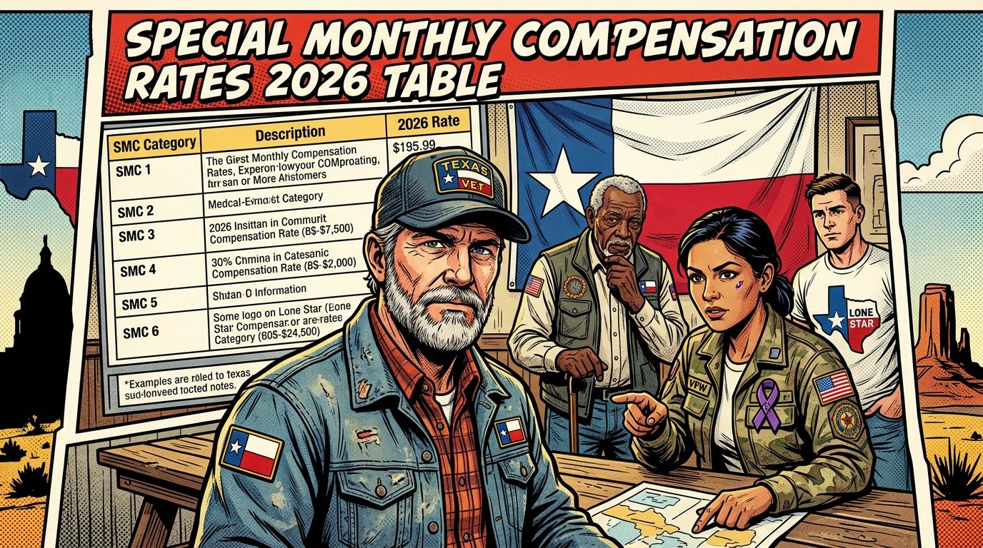 Special Monthly Compensation rates 2026 table