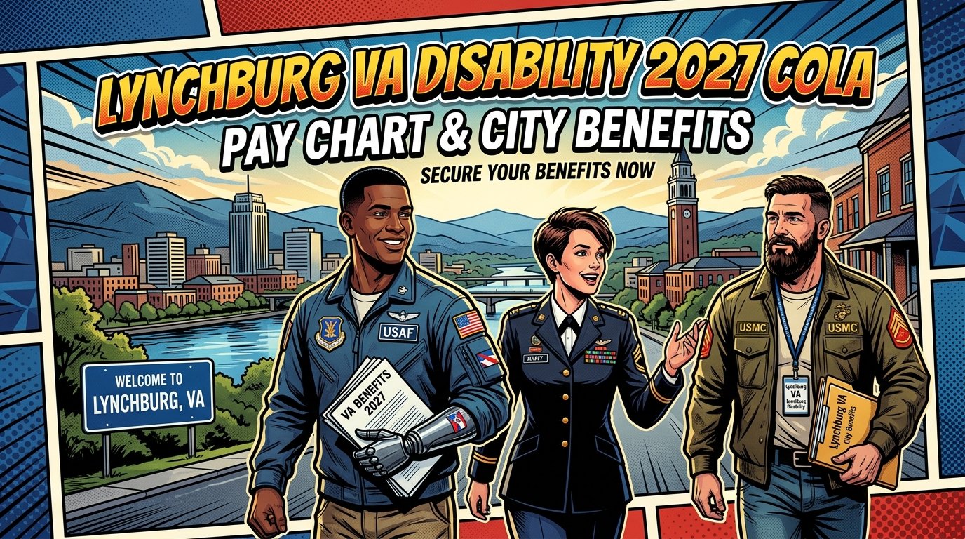 Lynchburg VA Disability 2027 COLA: Pay Chart & City Benefits