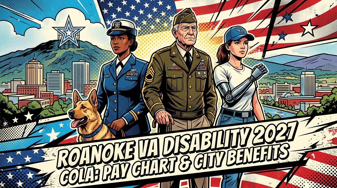 Roanoke VA Disability 2027 COLA: Pay Chart & City Benefits