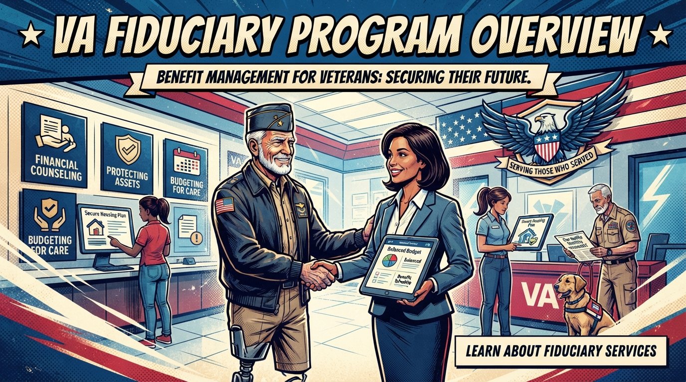 VA fiduciary program overview showing benefit management for veterans
