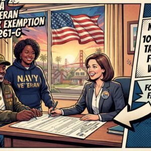 California disabled veteran property tax exemption form BOE-261-G