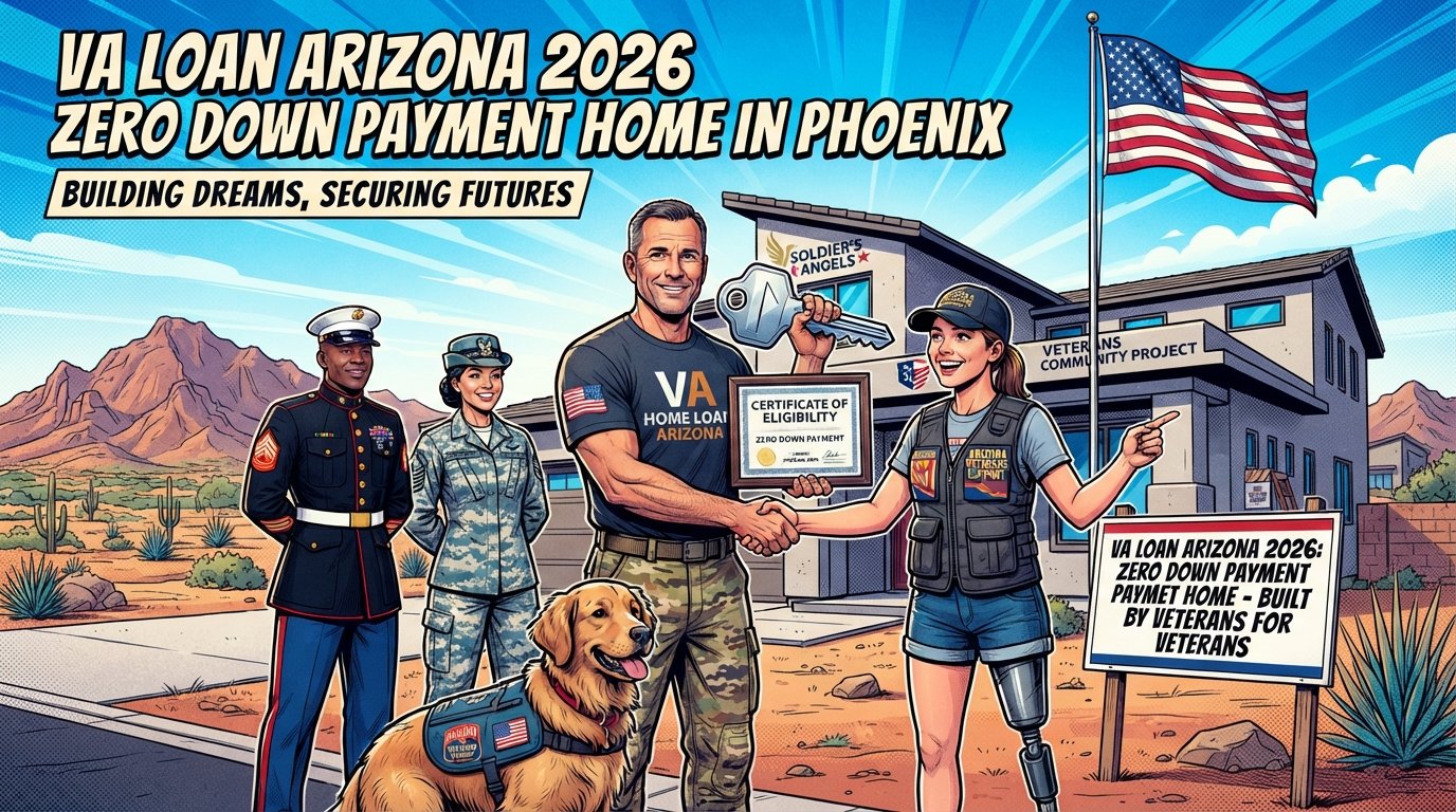 VA loan Arizona 2026 zero down payment home in Phoenix