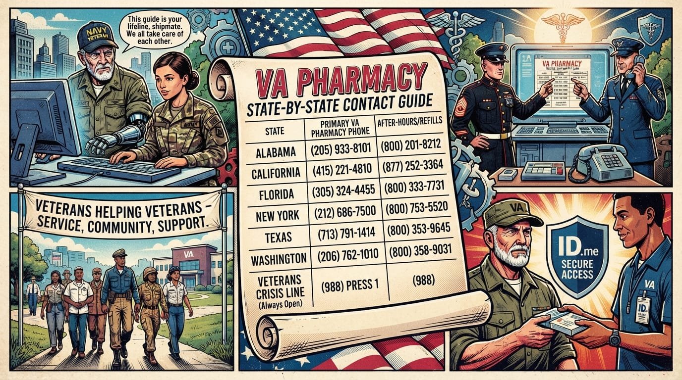VA pharmacy phone numbers